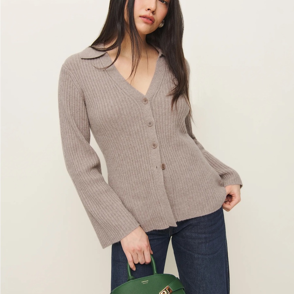 NWT Reformation Shea Cashmere Cardigan